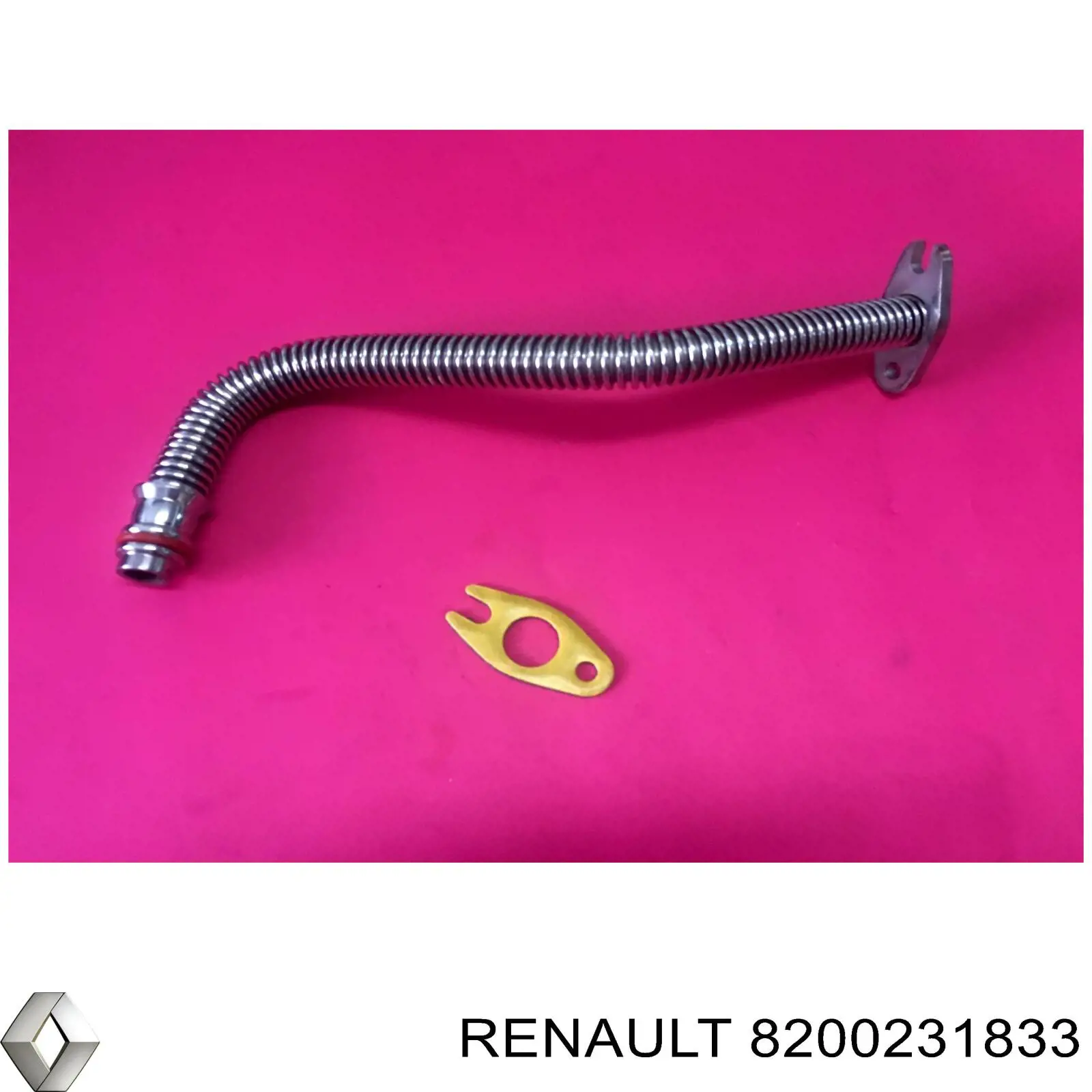 8200231833 Renault (RVI) tubo (manguera Para Drenar El Aceite De Una Turbina)