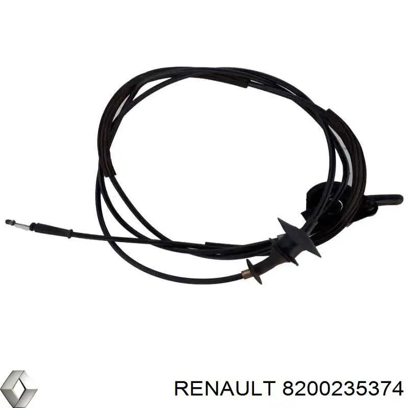 8200235374 Renault (RVI) cable de apertura de capó del motor