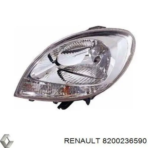 8200236590 Renault (RVI) faro izquierdo