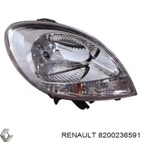 Faro derecho Renault (RVI) 8200236591 precio, desde 45,01 EUR