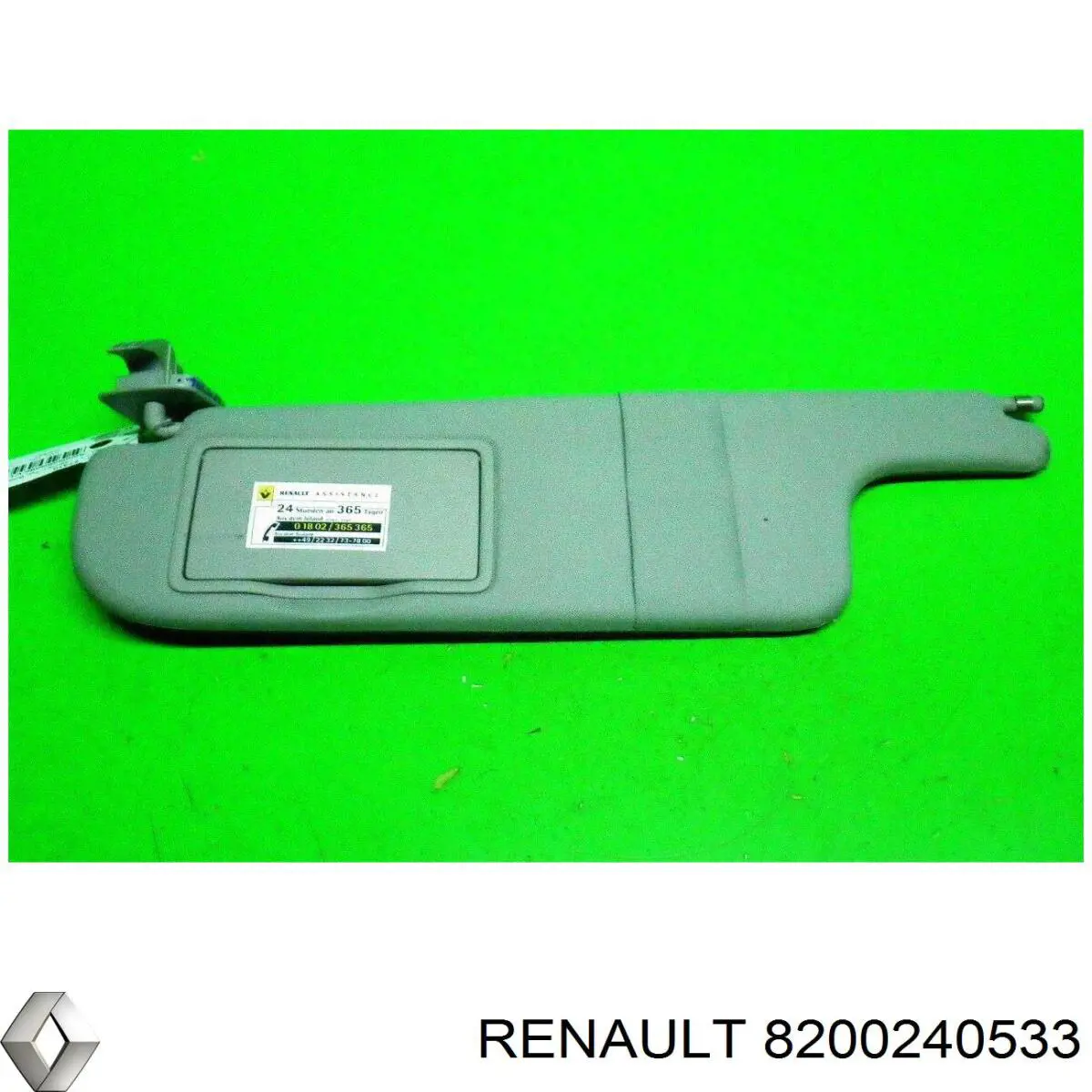 Parasol interior Renault (RVI) 8200240533 precio, desde 39,20 EUR