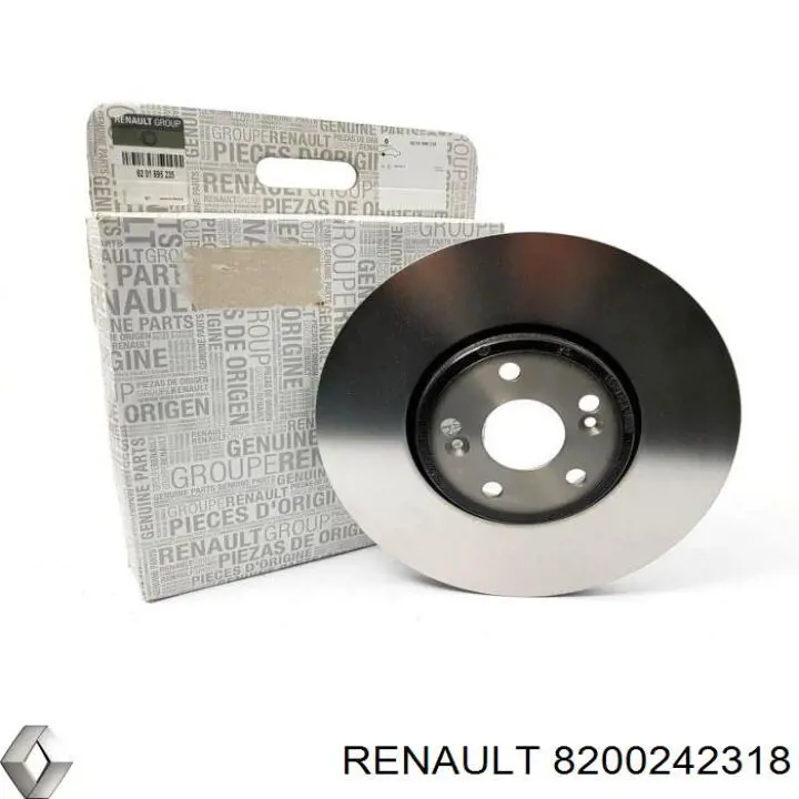 Freno de disco delantero Renault Espace 4 JK0