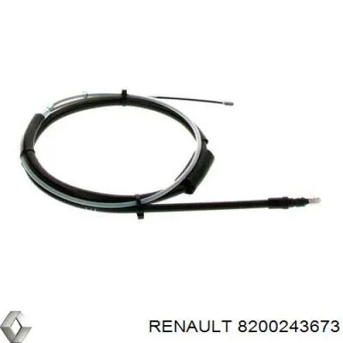 8200243673 Renault (RVI) cable de freno de mano trasero derecho/izquierdo
