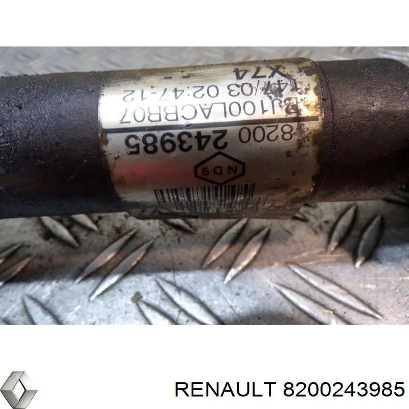 8200243985 Renault (RVI) árbol de transmisión delantero izquierdo