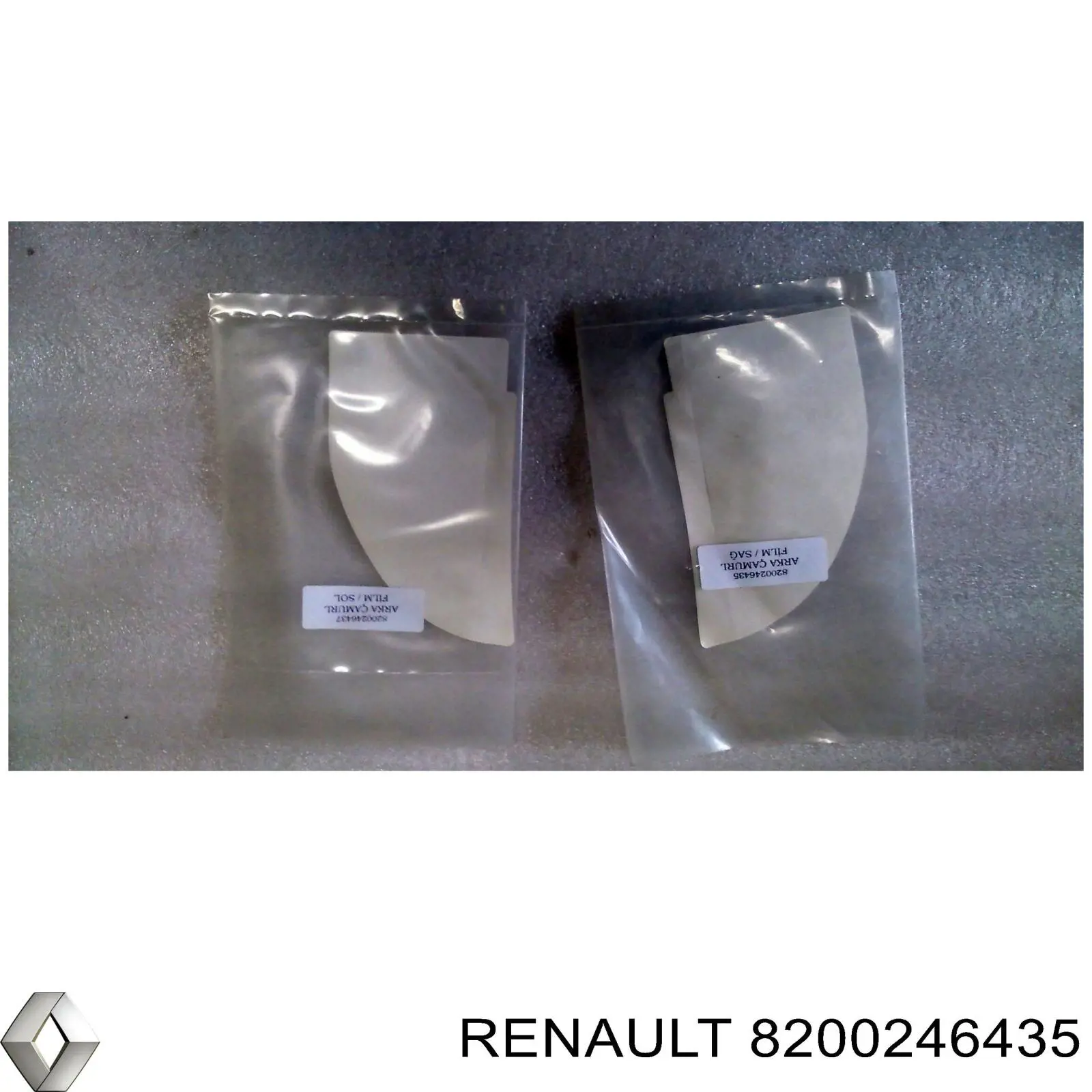 8200246435 Renault (RVI) pegatina para guardabarro trasero