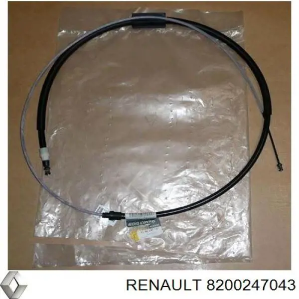 Comprar 8200247043 Renault (RVI) Cable de freno de mano trasero derecho/izquierdo