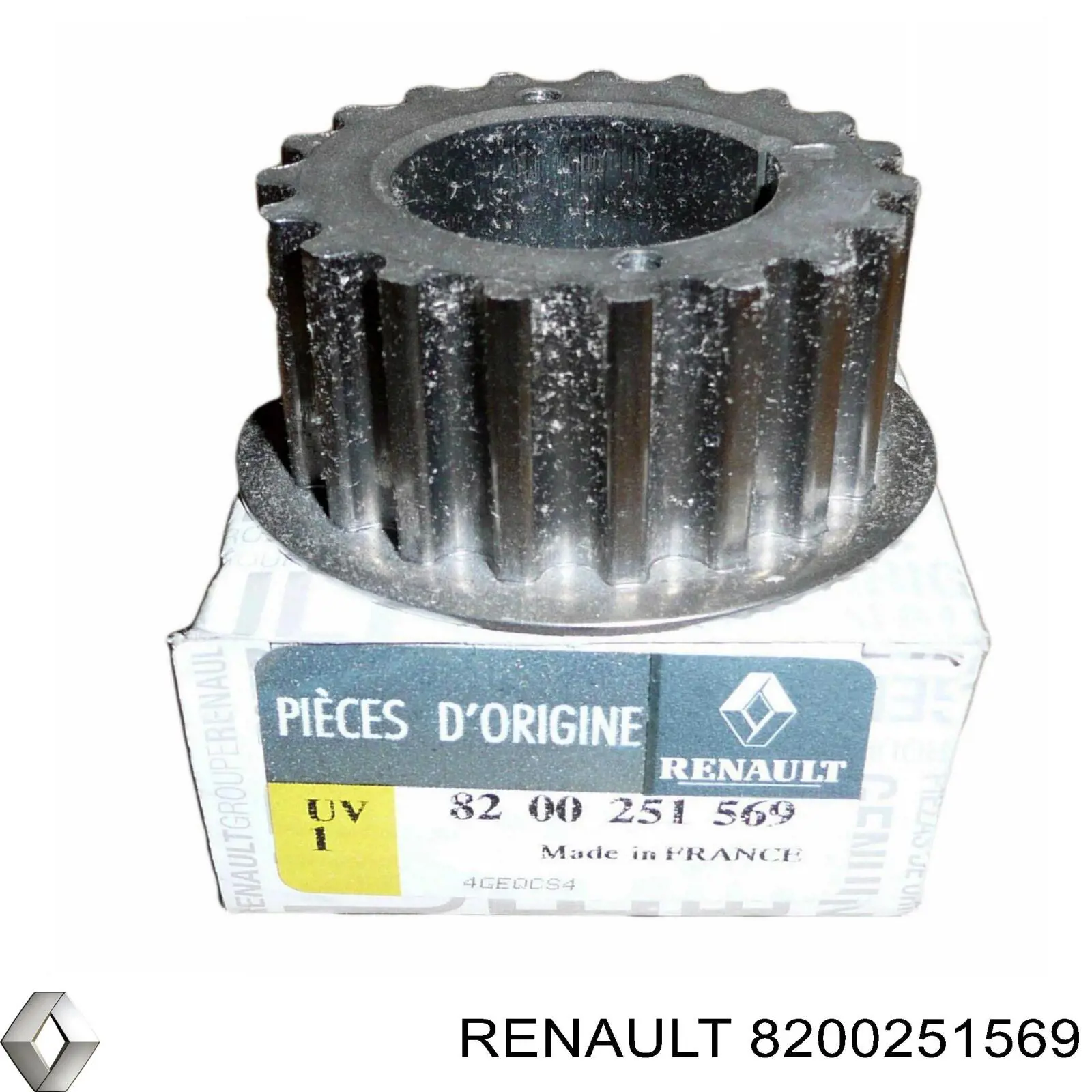 8200251569 Renault (RVI) rueda dentada, cigüeñal