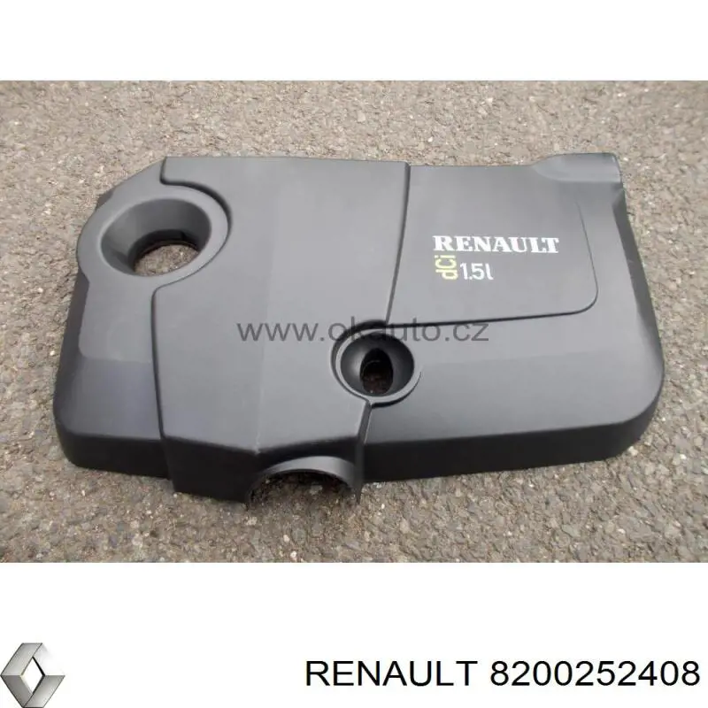 8200252408 Renault (RVI) cubierta de motor decorativa