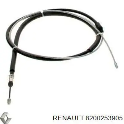 8200253905 Renault (RVI) cable de freno de mano trasero derecho/izquierdo