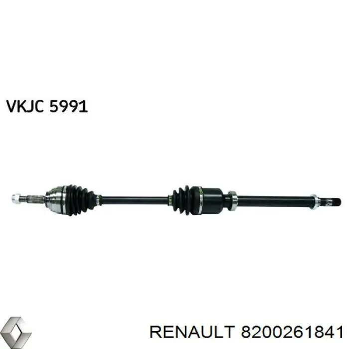8200261841 Renault (RVI) árbol de transmisión delantero derecho