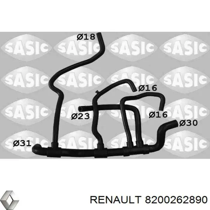 Manguera inferior del radiador Renault (RVI) 8200262890 precio, desde 58,91 EUR