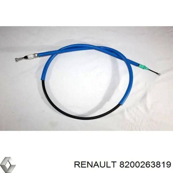8200263819 Renault (RVI) cable de freno de mano trasero izquierdo
