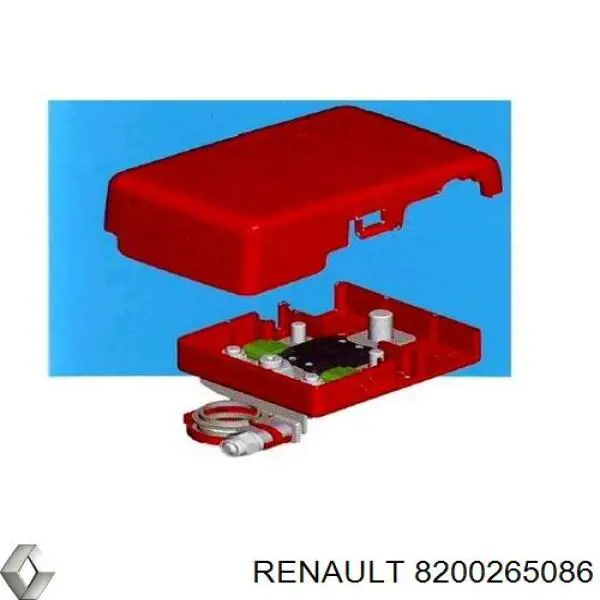 Tapa de terminales de batería para Renault Master (JD)