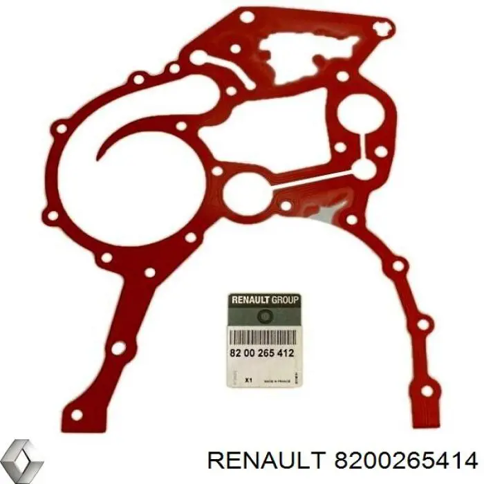 Comprar 8200265414 Renault (RVI) Junta de tapa frontal del motor