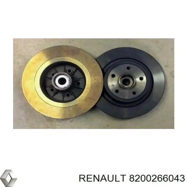 8200266043 Renault (RVI) Freno de disco trasero
