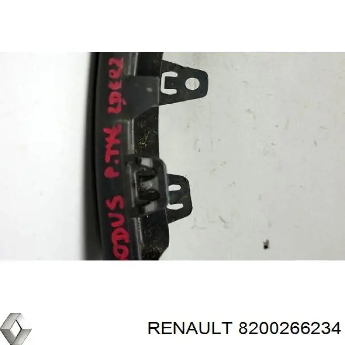 8200266234 Renault (RVI) listón embellecedor/protector, parachoques delantero derecho