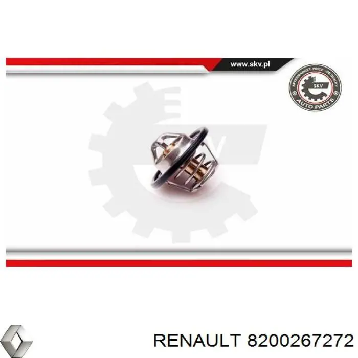 8200267272 Renault (RVI) junta, termostato