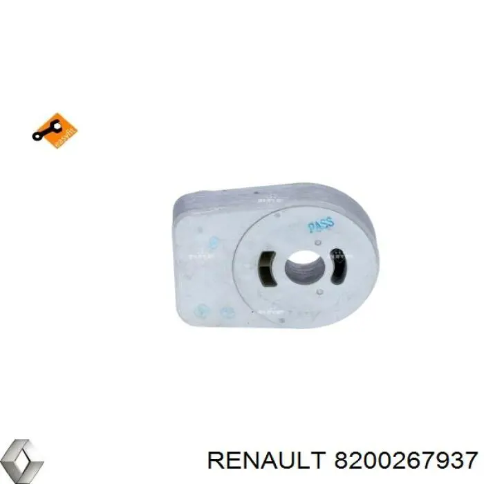 Comprar 8200267937 Renault (RVI) Radiador de aceite debajo del filtro