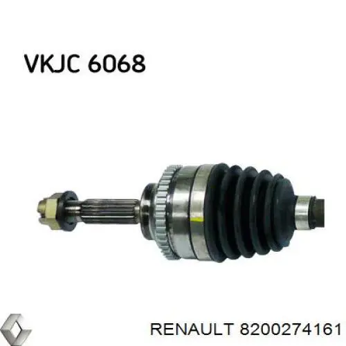 8200274161 Renault (RVI) Semieje delantero derecho