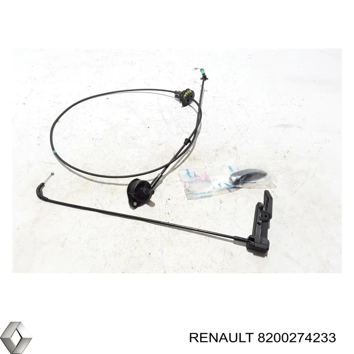 Palanca de apertura del capó 8200274233 Renault (RVI)