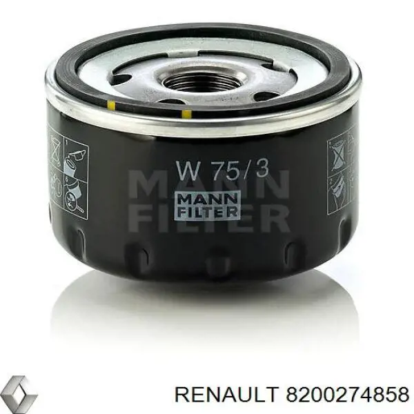 Comprar 8200274858 Renault (RVI) Filtros de aceite