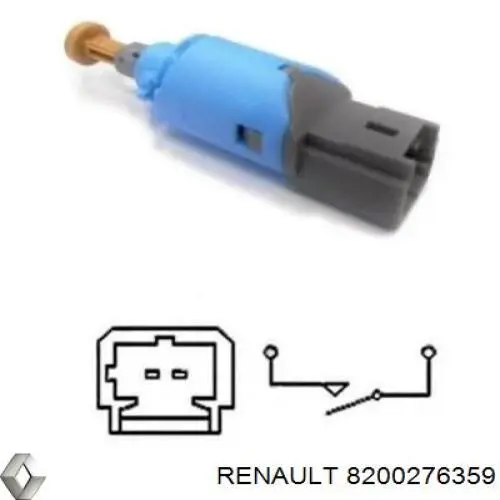Interruptor de embrague Renault (RVI) 8200276359 precio, desde 8,05 EUR