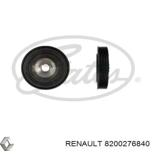 8200276840 Renault (RVI) polea de cigüeñal