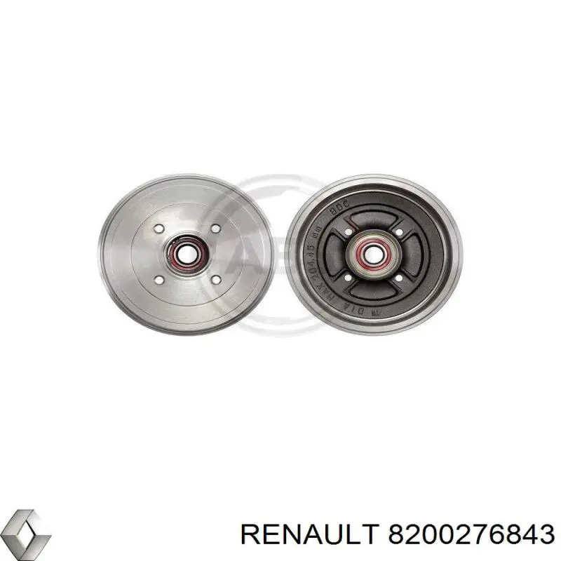 Comprar 8200276843 Renault (RVI) Tambor de freno trasero