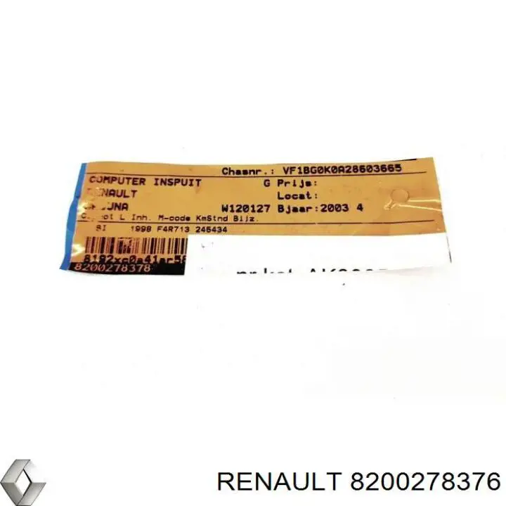  Renault (RVI) 8200278376 precio, desde 113,26 EUR