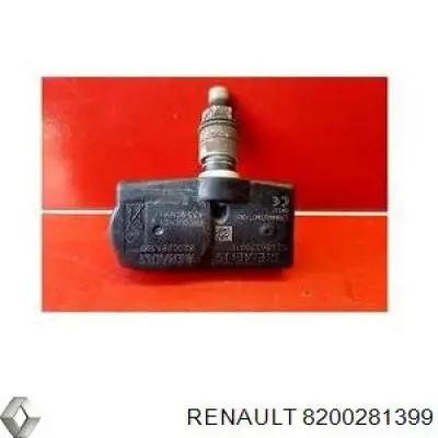 Sensor De Presion De Neumaticos Renault (RVI) 8200281399