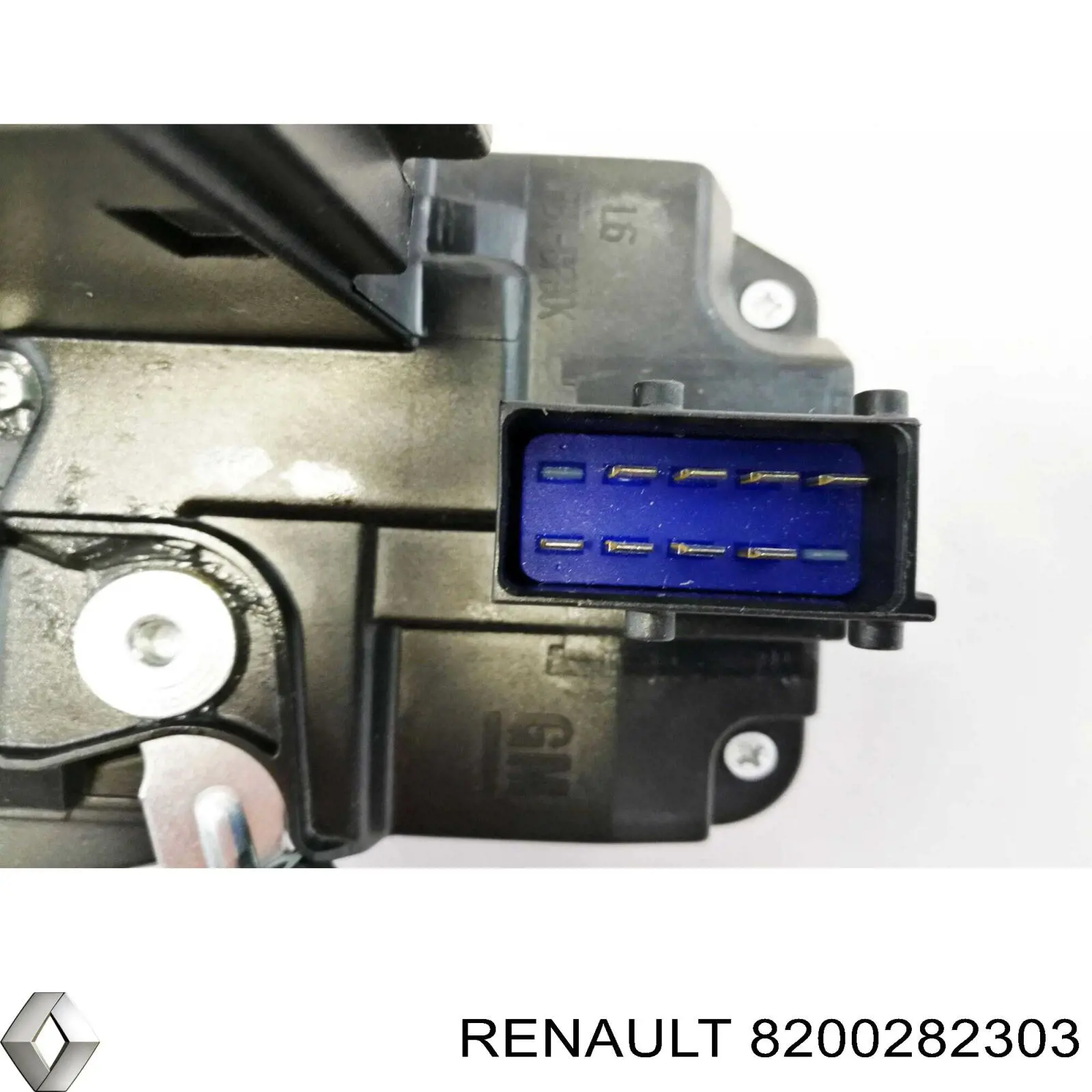 8200282303 Renault (RVI) cerradura de puerta de batientes, trasera izquierda