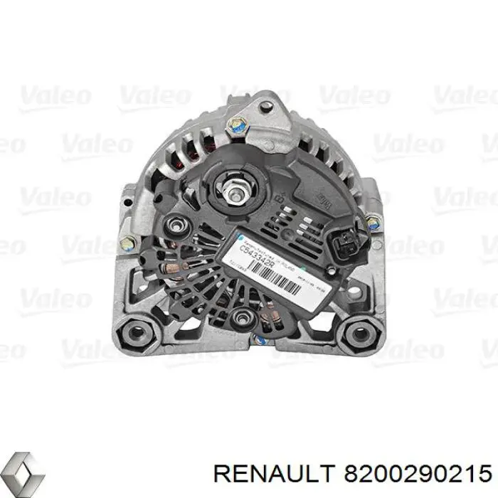 8200290215 Renault (RVI) alternador