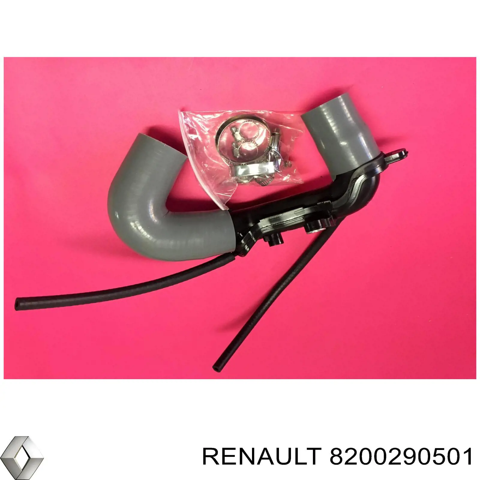 Tubo de salida de aire del turbocompresor 8200290501 RENAULT