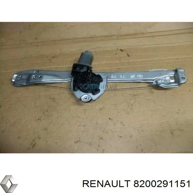 Mecanismo alzacristales, puerta trasera izquierda para Renault Clio (BR01, CR01)