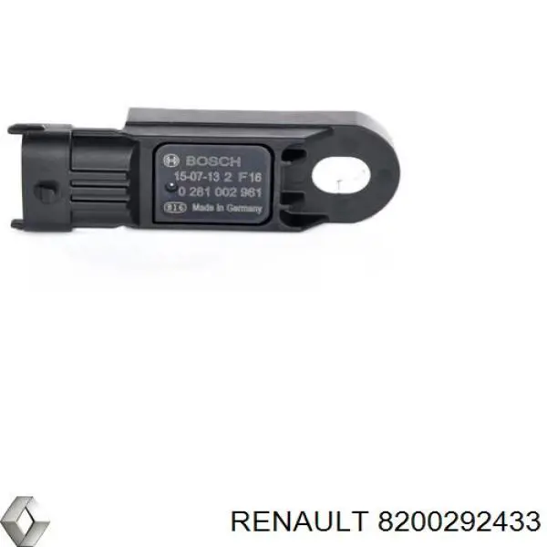 Sensor, presión colector de admisión  Renault (RVI) 8200292433 precio, desde 35,03 EUR