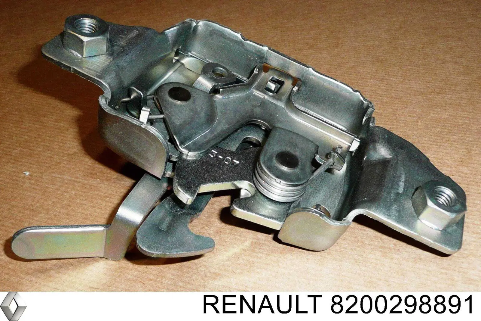 8200298891 Renault (RVI) cerradura del capó de motor