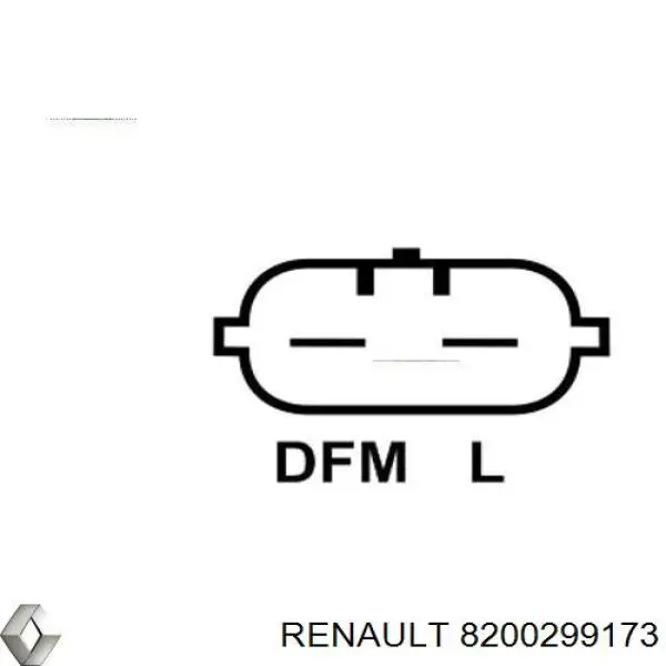 8200299173 Renault (RVI) Alternador de coche