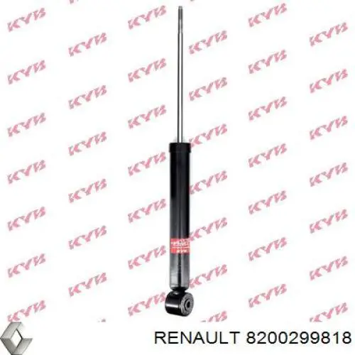 8200299818 Renault (RVI) amortiguador trasero