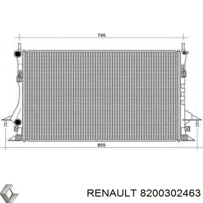Água radiador Renault (RVI) 8200302463 precio, desde 77,88 EUR
