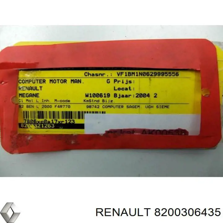  Renault (RVI) 8200306435 precio, desde 66,79 EUR