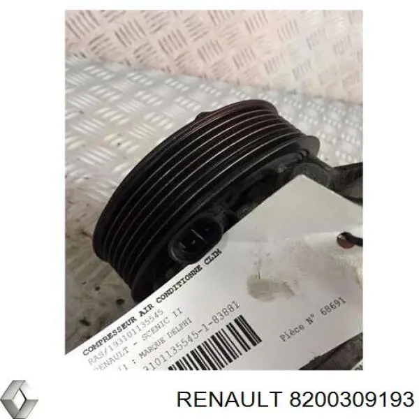 Compresor de aire acondicionado Renault Scenic 2 JM0, JM1