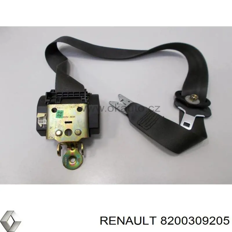 Cinturón de seguridad delantero izquierda Renault Scenic GRAND II (JM)