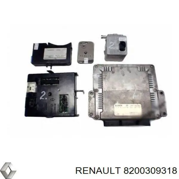 Unidad de control del motor  Renault (RVI) 8200309318 precio, desde 39,20 EUR