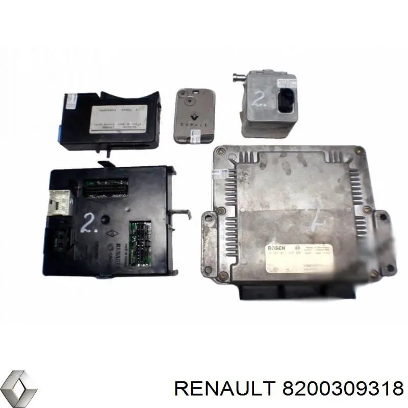 Centralina Del Motor / Modulo De control Del Motor (ecu) para Renault Vel Satis (BJ0)