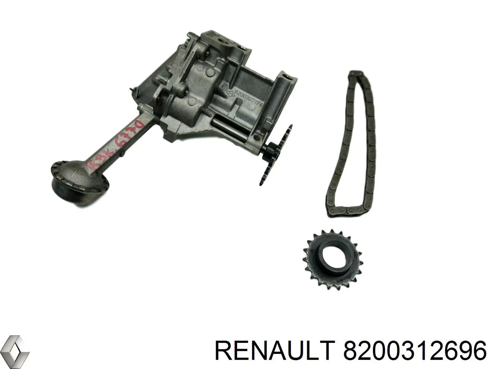 8200312696 Renault (RVI) bomba de aceite