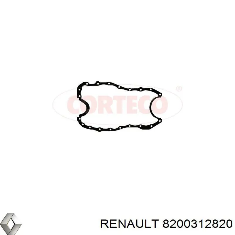 8200312820 Renault (RVI) junta, cárter de aceite