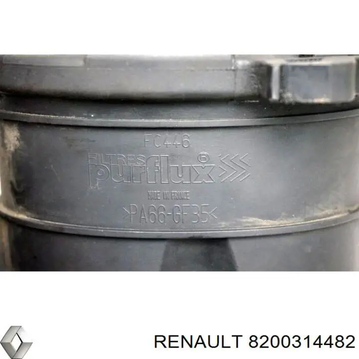 Caja del filtro de combustible 8200314482 Renault (RVI)