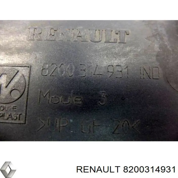 Comprar 8200314931 Renault (RVI) Soporte superior del guardabarros delantero derecho