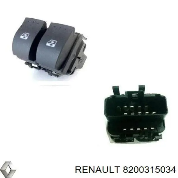 8200315034 Renault (RVI) interruptor de elevalunas delantera izquierda
