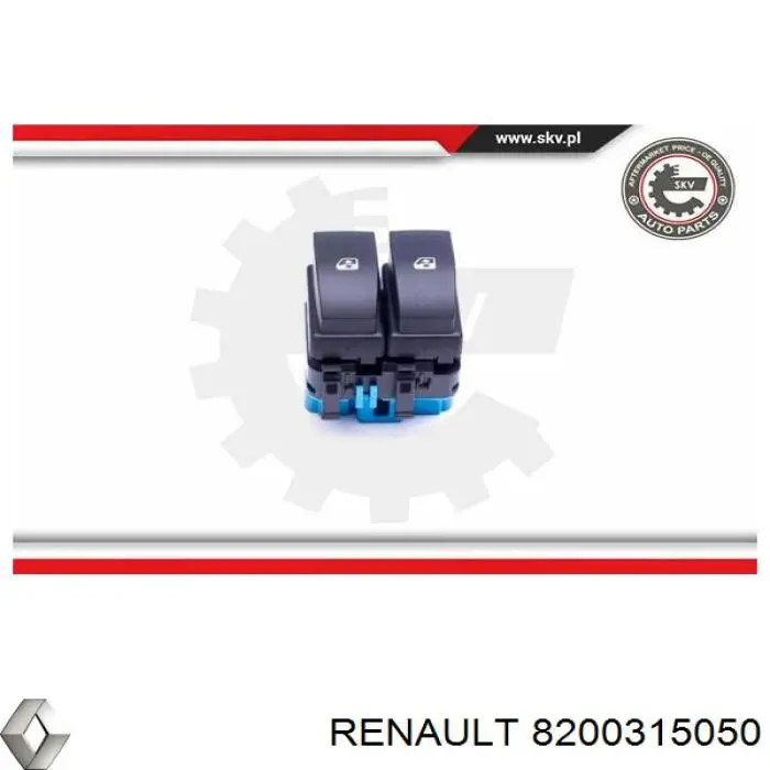 Comprar 8200315050 Renault (RVI) Interruptor de elevalunas delantera izquierda